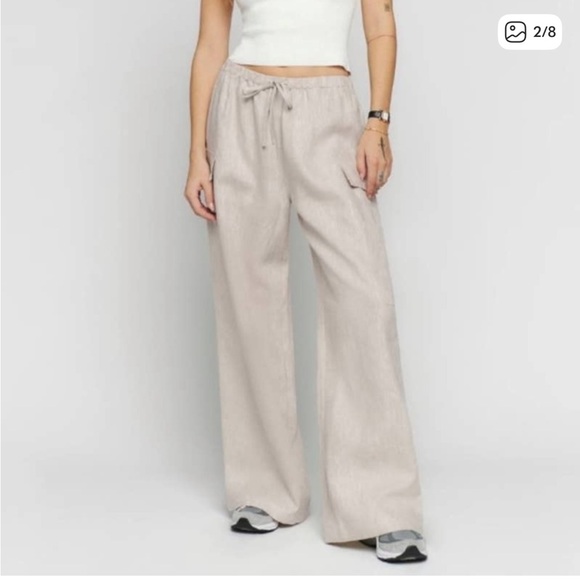 Reformation Pants - Reformation Ethan Linen Pants